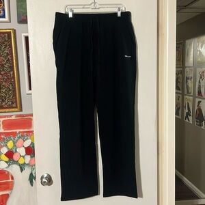 COPY - Willit mens black elastic drawstring waist pants.
